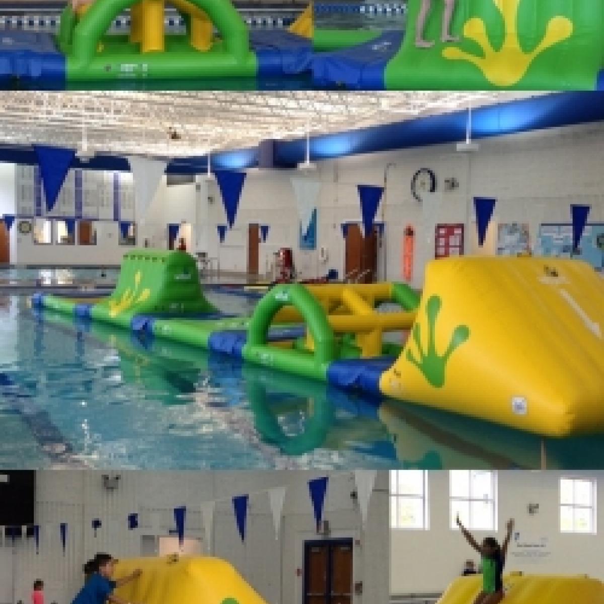 Wibit Inflatable Obstacle Course at the YMCA Best of Lake Geneva